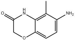 6-氨基-5-甲基-2H-苯并[B][1,4]噁嗪-3(4H)-酮 结构式