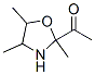 Ethanone, 1-(2,4,5-trimethyl-2-oxazolidinyl)- (9CI) 结构式