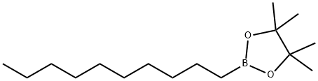 1-癸硼酸频哪醇酯 结构式