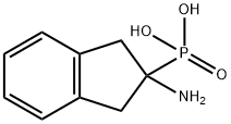 2-氨基茚满-2-膦酸 结构式