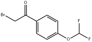 4-(二氟甲氧基)溴代苯乙酮 结构式