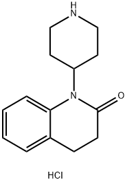 1-(4-Piperidyl)-1,2,3,4-tetrahydro-2-quinolinone hydrochloride 结构式
