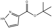 1,1-二甲基乙基酯-1H-吡唑-3-羧酸(9CL) 结构式