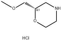 (S)-2-(甲氧甲基)吗啉盐酸盐 结构式