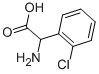 DL-邻氯苯甘氨酸 结构式