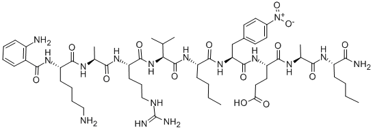 ANTHRANILYL-HIV PROTEASE SUBSTRATE 结构式