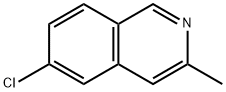 6-氯-3-甲基异喹啉 结构式