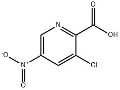 3-CHLORO-5-NITROPICOLINIC ACID 结构式