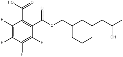 Monopropylheptylphthalate 6-Hydroxy-d4 结构式