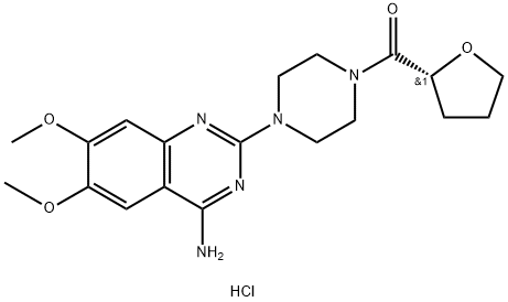 terazosin hydrochloride 结构式