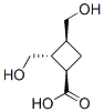 Cyclobutanecarboxylic acid, 2,3-bis(hydroxymethyl)-, [1R-(1alpha,2beta,3alpha)]- (9CI) 结构式