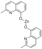 二(2-甲基-8-羟基喹啉)锌 结构式