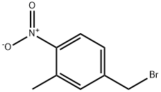 3-甲基-4-硝基溴苄 结构式