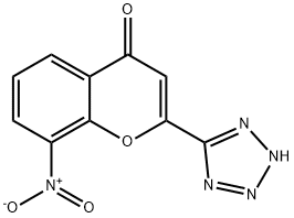 8-硝基-2-四氮唑基-4-羰基-苯并吡喃 结构式