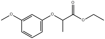 2-(3-甲氧基苯氧基)丙酸乙酯 结构式