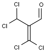 2-(DICHLOROMETHYL)-3,3-DICHLOROPROPENAL 结构式