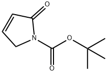 2-氧代-2,5-二氢-吡咯-1-羧酸叔丁酯 结构式