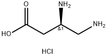 (R)-3,4-二氨基丁酸二盐酸盐 结构式