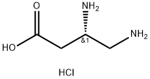 (S)-3,4-二氨基丁酸二盐酸盐 结构式