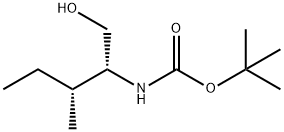 [R-(R*,R*)]-[1-(羟基甲基)-2-甲基丁基]氨基甲酸叔丁酯 结构式