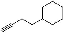 环己基-3-丁炔 结构式