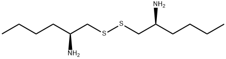 bis(2-aminohexyl)disulfide 结构式