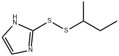 2-(仲丁基二硫基)-1H-咪唑 结构式