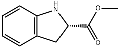 (S)-吲哚啉-2-羧酸甲酯 结构式