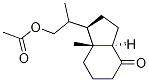 [1R-[1ALPHA(S*),3ABETA,7AALPHA]]-1-[2-(乙酰氧基)-1-甲基乙基]八氢-7A-甲基-4H-茚-4-酮 结构式