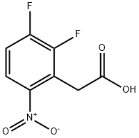 2,3-二氟-6-硝基苯乙酸 结构式