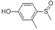 Phenol, 3-methyl-4-(methylsulfinyl)- 结构式