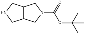 2-BOC-八氢吡咯基[3,4-C]吡咯 结构式