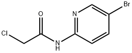 N-(5-溴吡啶-2-基)-2-氯乙酰胺 结构式