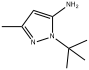 1-(叔丁基)-3-甲基-5-基胺-1H-吡唑 结构式