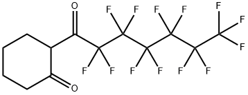 2-(全氟庚酰基)环己酮 结构式