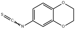 2,3-二氢-1,4-苯并二氧-6-基异硫氰酸酯 结构式