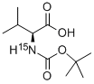 BOC-VAL-OH-15N 结构式