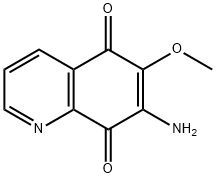 7-amino-6-methoxy-quinoline-5,8-dione 结构式