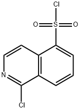 1-氯-5-异喹啉磺酰氯 结构式