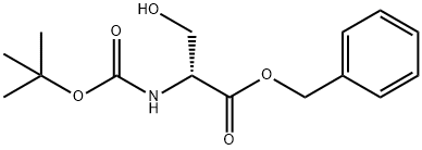 BOC-D-丝氨酸苄酯 结构式