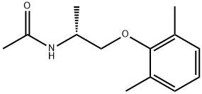 (R)-N-[2-(2,6-diMethylphenoxy)-1-Methylethyl]acetaMide 结构式