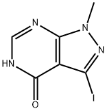 3-iodo-1-methyl-1H-pyrazolo[3,4-d]pyrimidin-4(5H)-one 结构式