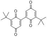 3,3'-di-tert-butylbiphenyldiquinone-(2,5,2',5') 结构式
