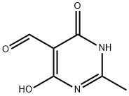 4,6-二羟基-2-甲基嘧啶-5-甲醛 结构式