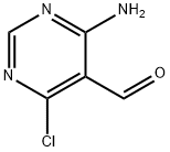 4-氨基-6-氯-5-醛基嘧啶 结构式