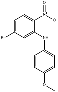 N-[4-(Methyloxy)phenyl]-2-nitroaniline 结构式