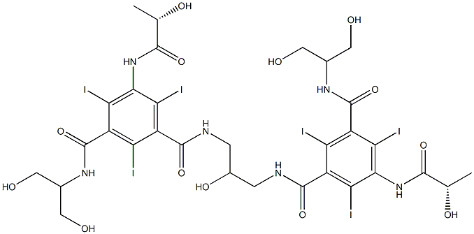 碘拉醇 结构式
