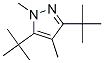 1,4-dimethyl-3,5-di-t-butylpyrazole 结构式