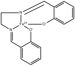 N,N'-二水杨醛缩乙二胺铁(II) 结构式