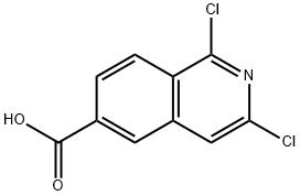 1,3-DICHLOROISOQUINOLINE-6-CARBOXYLIC ACID 结构式